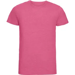 Russell Men s HD T Herren T-Shirt extra langer Schnitt R-165M-0 Sublimationsdruck geeignet, pink marl, S