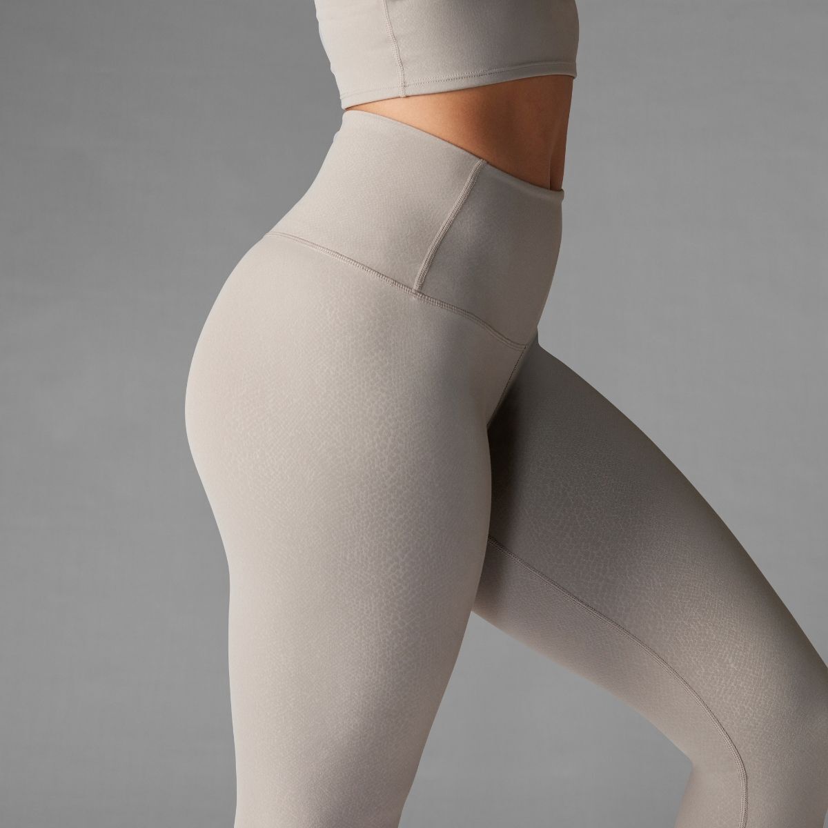 TAVI Leggings 7/8 a vita alta Beige Flax Python XSmall