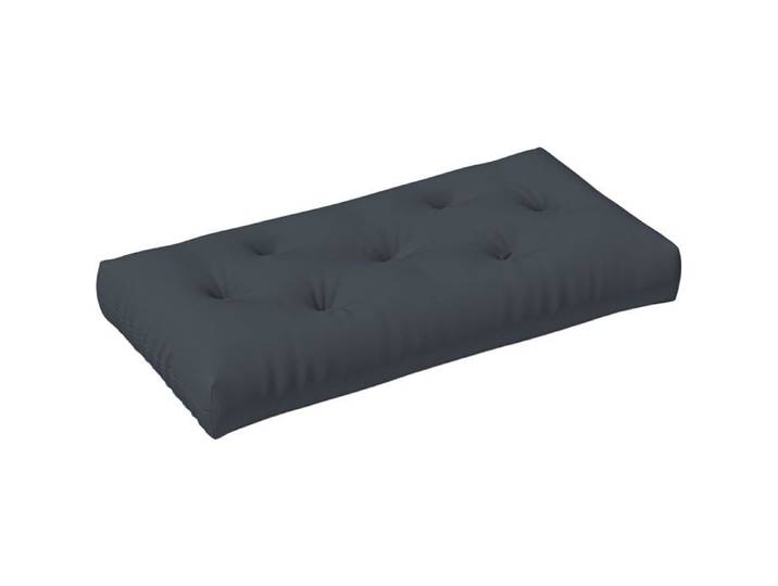 Coussin Palette Imperméable Comprend des sangles 120x60 cm - VERCART - Gris foncé - Coussin pour banc de jardin terrasse balcon