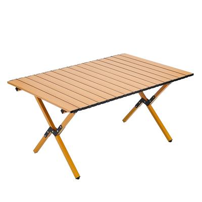 Home Nature Wohnkonzept Campingtisch klappbar Outdoor Tisch faltbar Picknicktisch Camping Holzoptik Natur