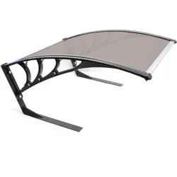 POWERTEC GARDEN Mähroboter-Garage aus Polycarbonat, ca. 103 x 77 x 45,5 cm - Anthrazit