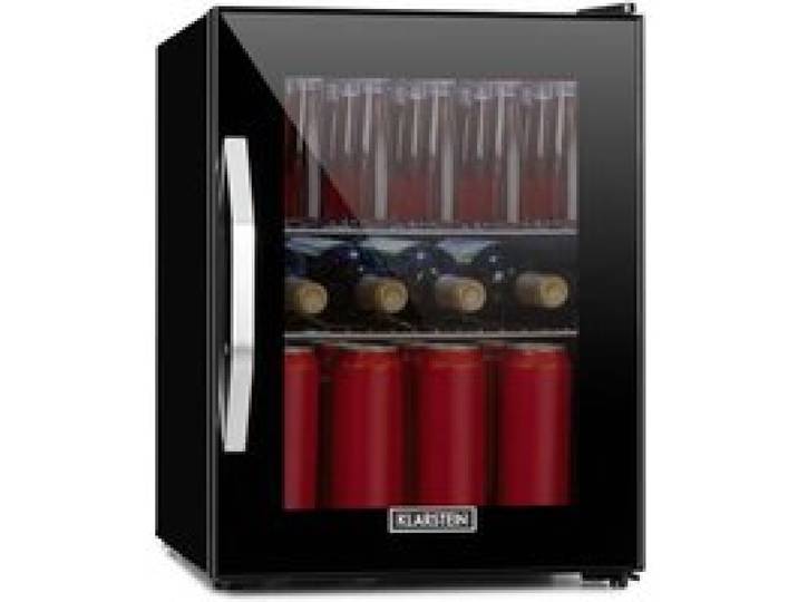 Klarstein Beersafe M Onyx Réfrigérateur 33 litres 2 clayettes Porte en verre panoramique