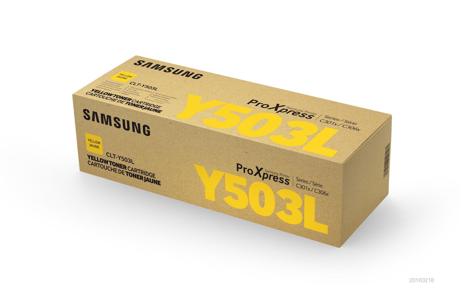 HP Inc. HP Original CLT-Y503L Toner gelb 5.000 Seiten (CLT-Y503L/ELS) für ProXpress C3010ND, C3060FR SU491A