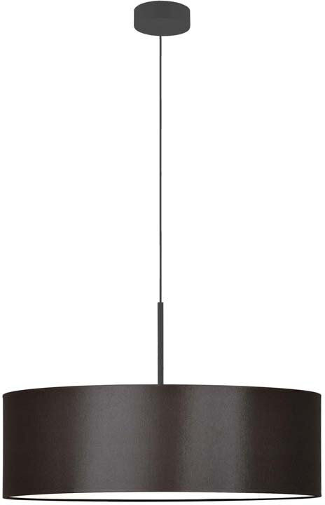 17 Stories Aubrionna 4 - Light Drum Pendant Brown/Black