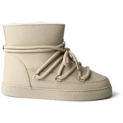 Inuikii für Damen. 1001.003.0252 Lederstiefel Full Leather beige (39), Wohnung, Schnürsenkel, Lässig, Klassisch