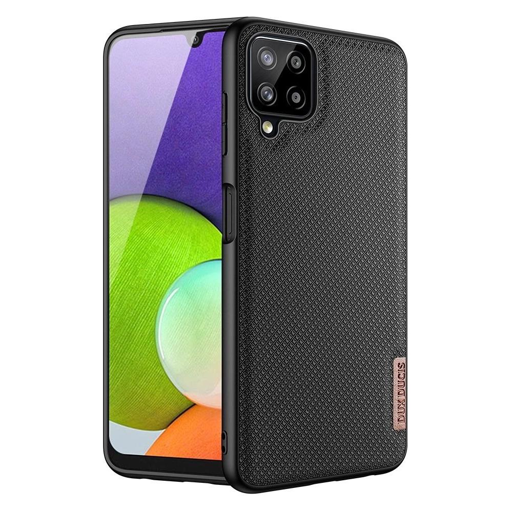 Dux Ducis Fino case covered with nylon material for Samsung Galaxy A22 4G black (Samsung Galaxy A22) (Dux Ducis Fino Samsung A22 4G Euro black)