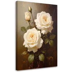 LEINWANDBILD Blumen 80x120cm