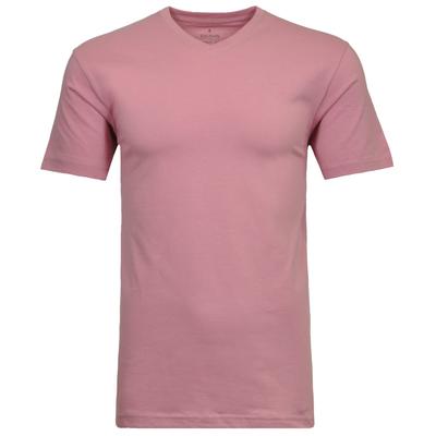 T-Shirt RAGMAN, Herren, Gr. 110, pink (pink, 641), Baumwolle, Rundhals, Shirts T-Shirt