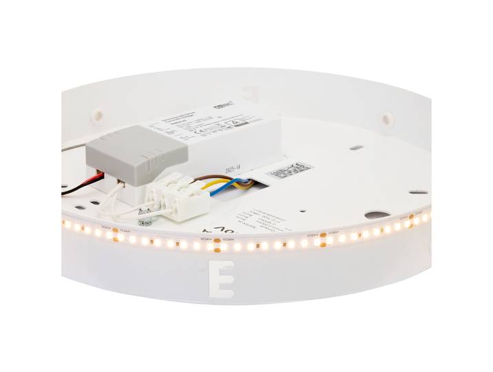 Basis Echoes Metall weiss D: 29.5cm, 15W LED - LED - Lichtfarbe: Warmweiss - Deckenlampe- LED Energiesparlampe