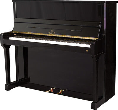 Seiler 126 Ritmo, black polished Schwarz poliert