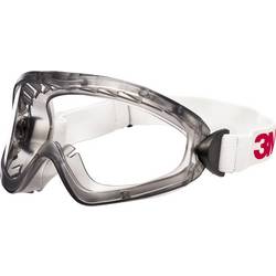 3M 2890S Vollsichtbrille mit Antibeschlag-Schutz, mit Antikratz-Schutz, inkl. UV-Schutz Grau EN 166-1 DIN 166-1