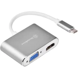 Silverstone Technology SilvStone SST-EP16C silber/weiss Zum, Video Adapter, Weiss