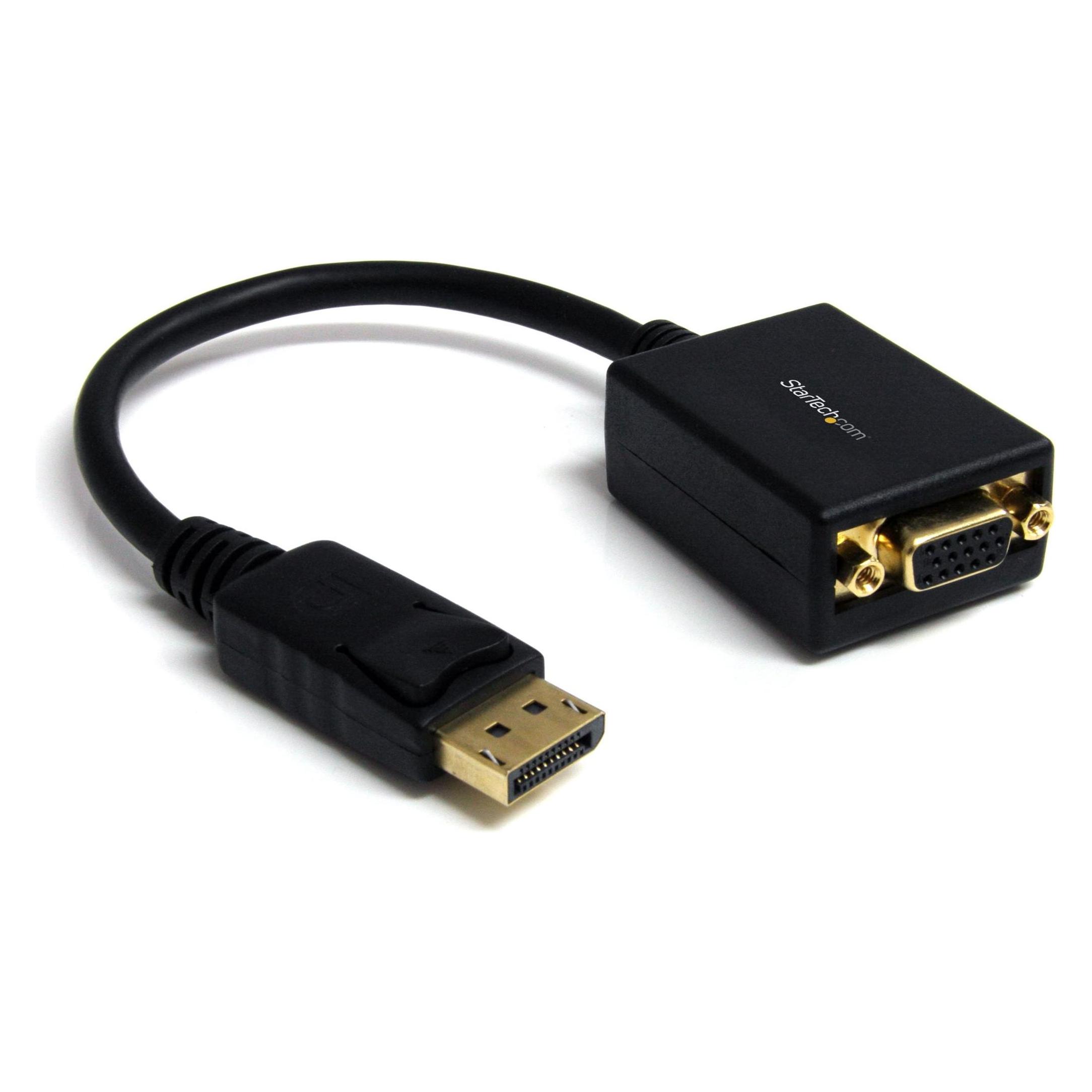 StarTech DisplayPort auf VGA Video Adapter / Konverter mit bis zu 1920x1200 / DP 20 Pin (St) zu VGA 15Pin... (DisplayPort) (DP2VGA2)