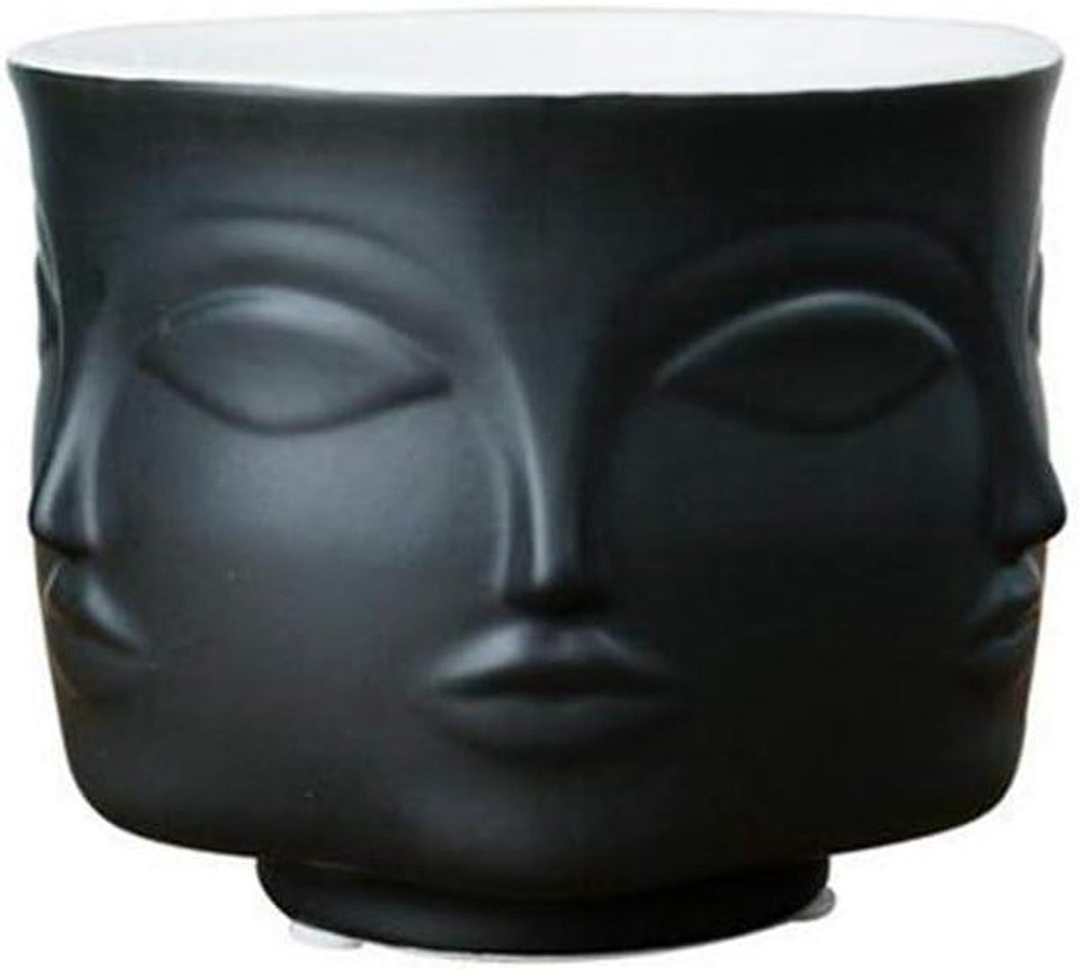 Jonathan Adler Dora Maar Musa Keramische Bloempot Vaas - Zwart