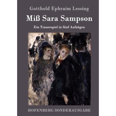Miß Sara Sampson, Gebundene Ausgabe von Gotthold Ephraim Lessing, Hofenberg, 978-3-8430-1772-5