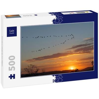 Lais Puzzle Sonnenuntergang mit Vögeln 500 Teile