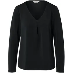 Tchibo - Blusenshirt aus Modal-Mix - Damen - Gr. S - schwarz