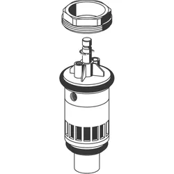 Schell, Zubehör Sanitärinstallation, Complete Insert for Basic Urinal Shellomat (294930099)