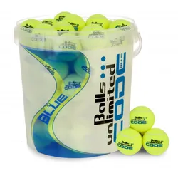 Tennisbälle - Balls Unlimited Code Blue 60 Bälle im Eimer - gelb/gelb