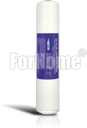 Filtro In Linea Carbon Block (Cb) 1/4" Fpt 2,5"X12" - 10 Micron (Or)