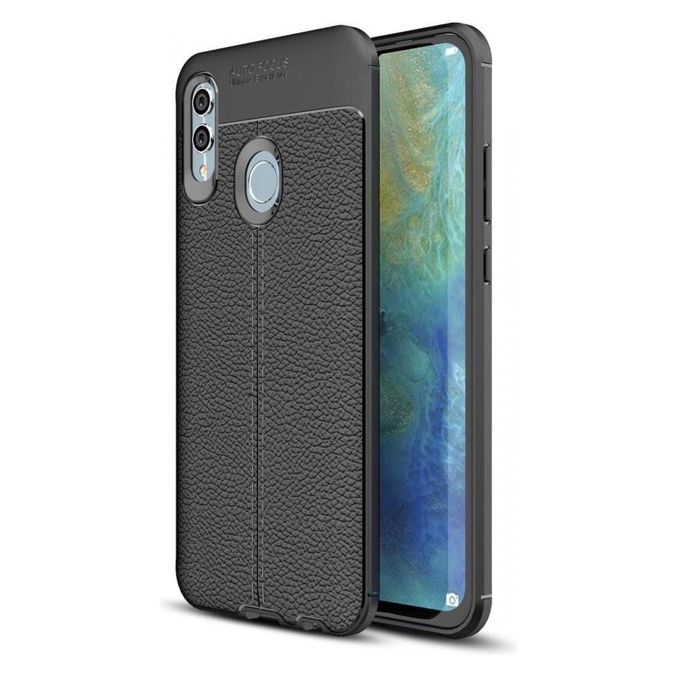 Screenguard Honor 10 Lite Hülle Leather Design TPU Cover (Honor 10 Lite) (00024474)