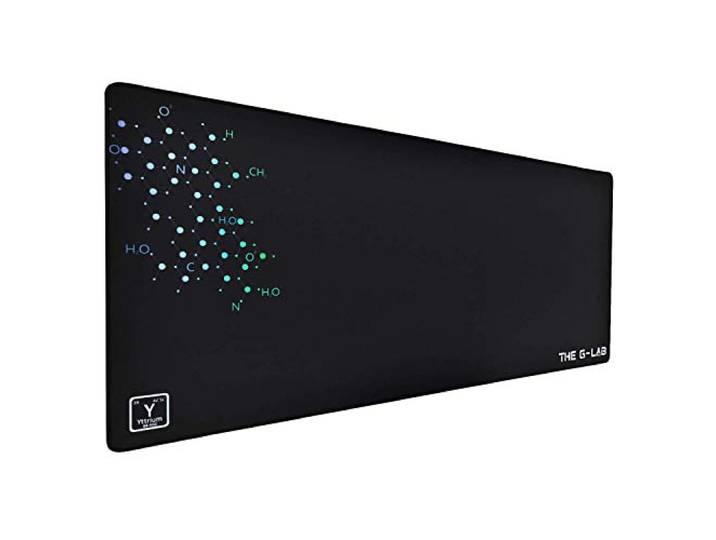 THE G-LAB - PAD YTTRIUM - antislip muismat XXL 900 x 400 x 4 mm voor muizen, toetsenborden en gaming-accessoires