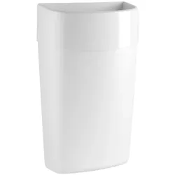 Wand-Abfalleimer MERIDA ONE 40 l, offen, weiß