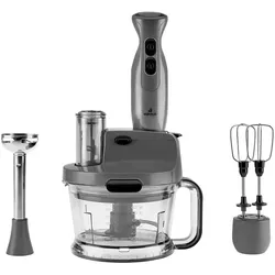 Karaca Pro-Multimax 6 in 1 Mehrzweck-Küchenmaschine, Spacegrau, 2000W