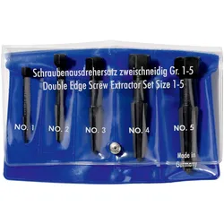Rennsteig, Gewindeschneider + Gewindebohrer, Schraubenausdreher-Set M5 - M2