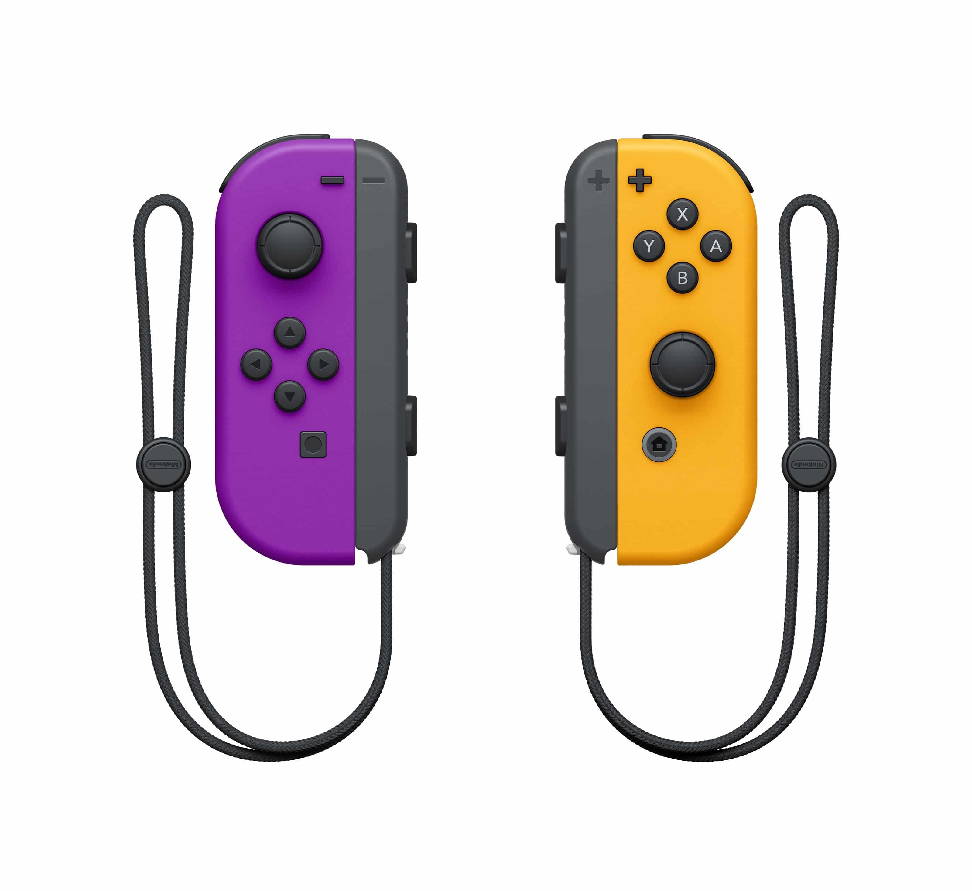 Joy-Con 2er Set Analog / Digital Gamepad für Nintendo Switch (Schwarz, Orange, Violett) 10002888