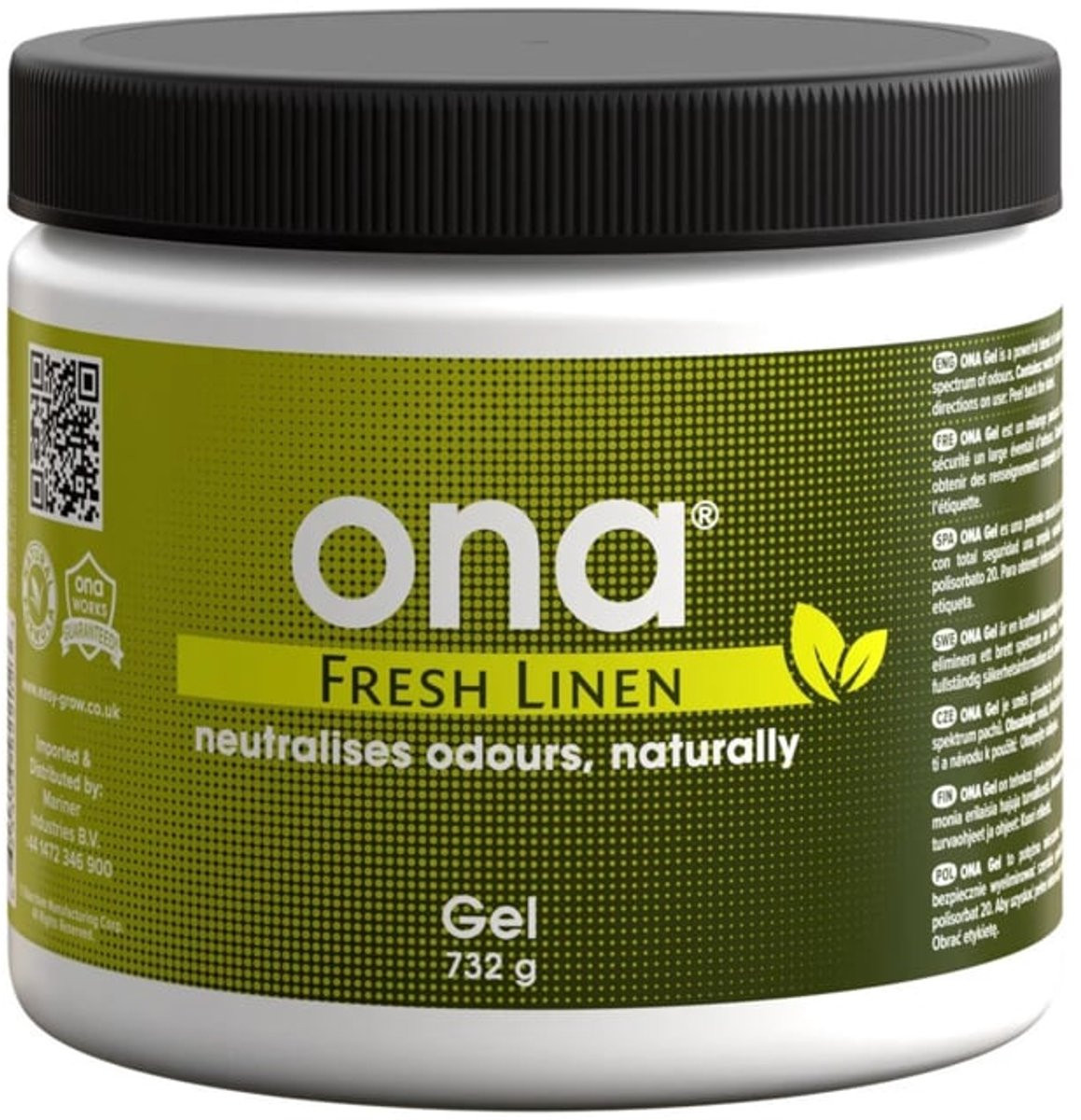 Ona Gel Pot 732g - Geurneutraliserend middel Fresh Linen