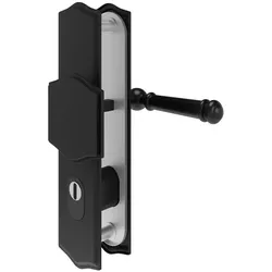 MS Beschläge Sicherheits-Türdrücker Messing Schutzbeschlag Griffplatte / Drücker DIN 8/72
