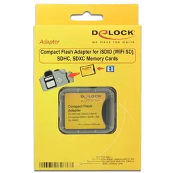 DeLOCK SDHC/MMC Adapter, CompactFlash CF Typ I
