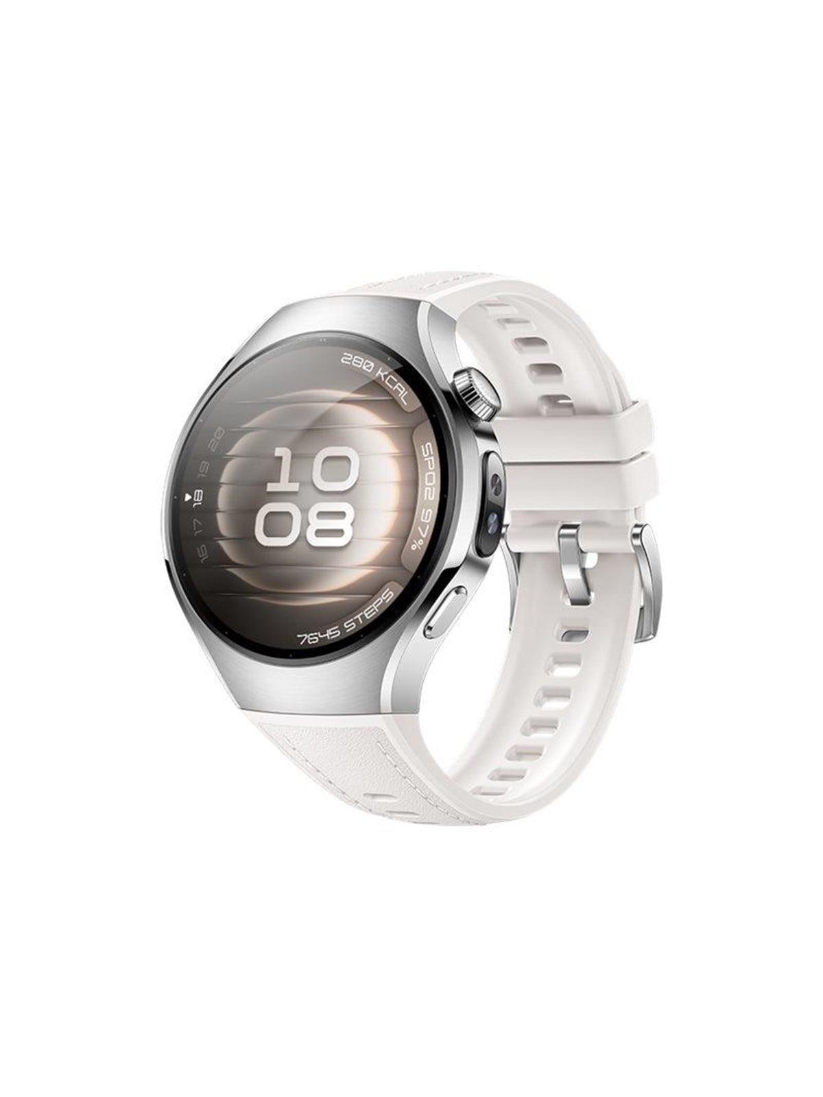 Huawei Watch 5 - 316L stainless steel - smart watch with strap - white - white