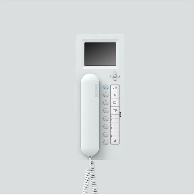 Siedle&Söhne; Téléphone d’entrée vidéo Access, blanc AHTV 870-0 W (200041340-00)