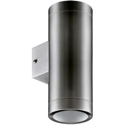 Außenlampe Wandleuchte ASTER 2xGU10 INOX Strühm 03016