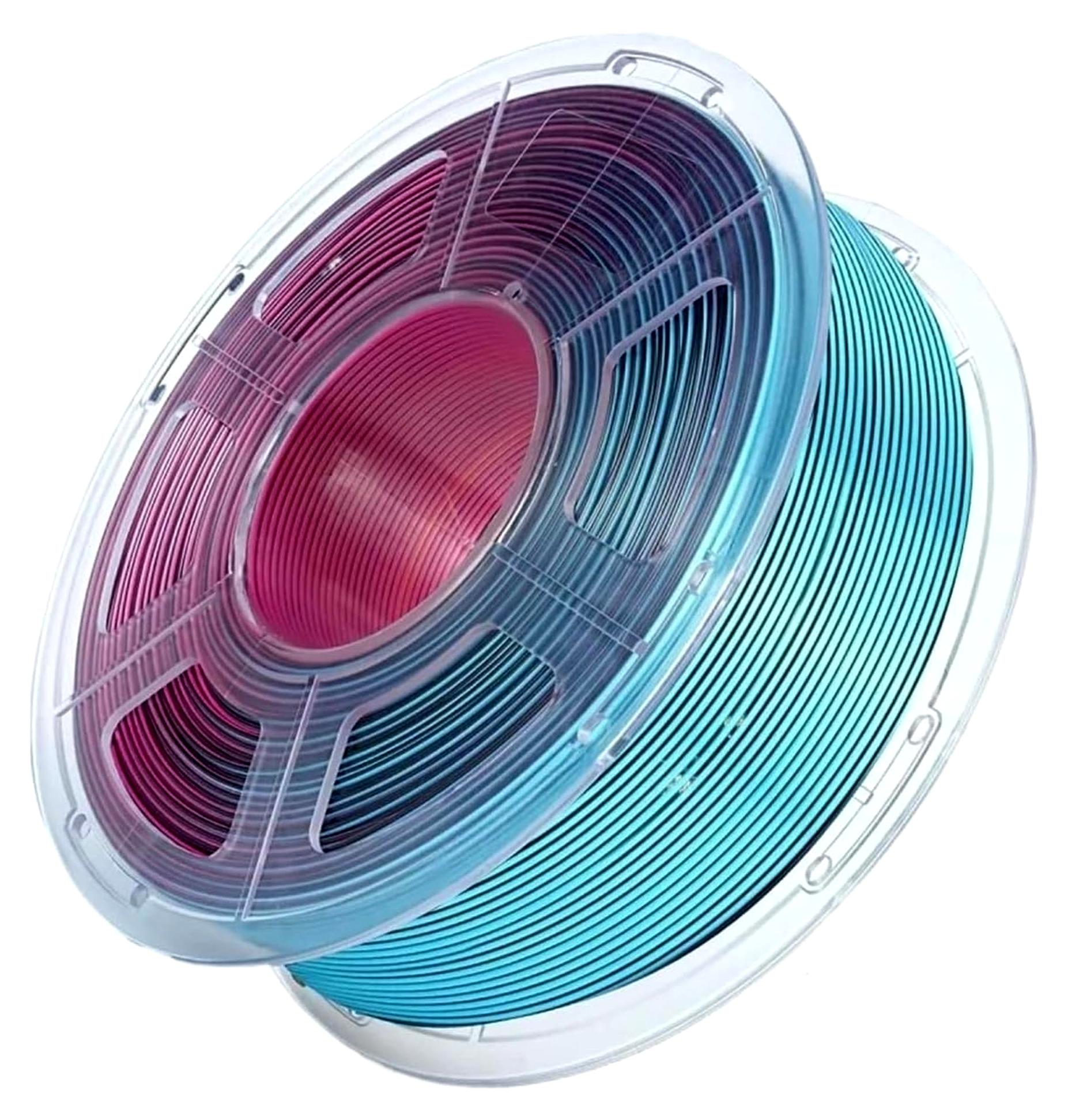 1 kg 3D-Drucker-Filament, vier Farben, 1,75 mm, Toleranzen +/-0,02 mm, blasenfrei