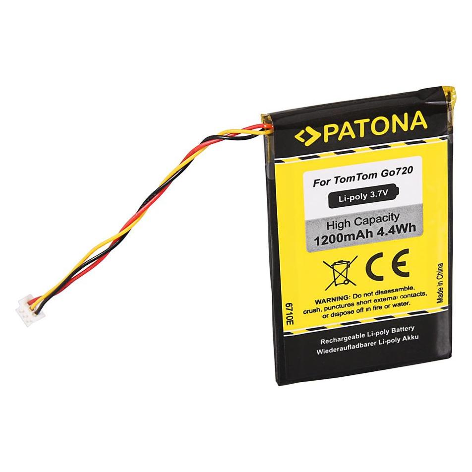 Patona Akku f. TomTom Go 720 Go 520 530 630 720 730 920 930 530 Live 630 Live (34593033)
