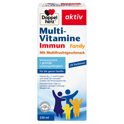 Queisser Pharma GmbH & Co. KG DOPPELHERZ Multi-Vitamine Immun Family flüssig 250 ml 17197254