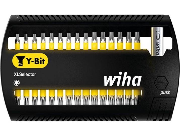 Wiha Bitset XLSelector Y-bit 50mm (¼″) PH / PZ / TORX® - 4-delig - 41834