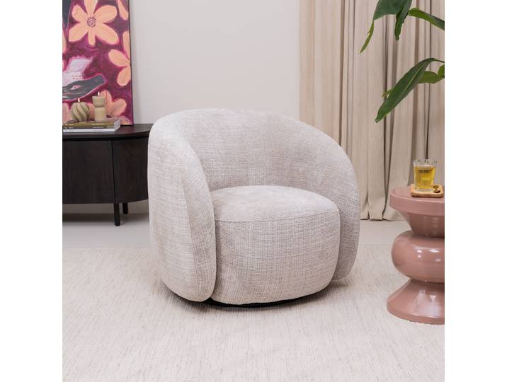 Sohome Draaifauteuil Zayn Chenille - Beige