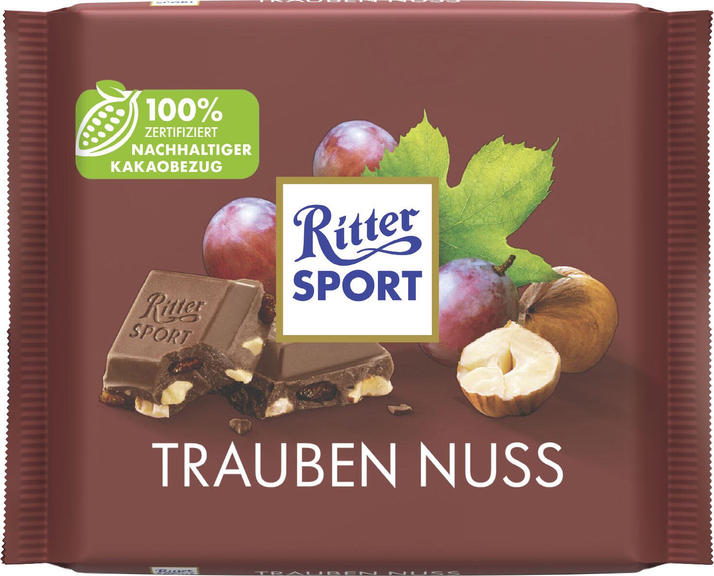 Ritter SPORT Trauben Nuss Schokolade 100,0 g 4012