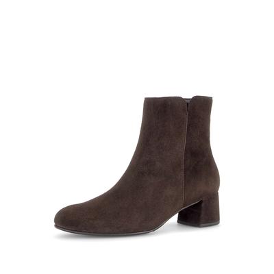 Stiefelette GABOR "Elegante Stiefelette", Damen, Gr. 42,5, braun, Schuhe Stiefelette