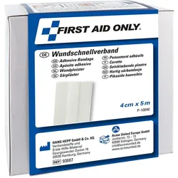 FIRST AID ONLY Pflaster 4 cm x 5 m weiß