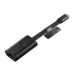 Dell ADPT,CON,DNGL,TYPECTORJ45,DTA, Notebook Ersatzteile, Schwarz