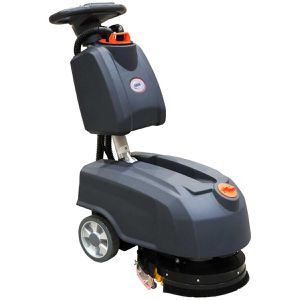 Schefer Scheuersaugmaschine SSM Premium, Arbeitsbreite 35 cm, Akku 2x 32 Ah, handgeführt, mit Tellerbürste, bis 1800 m²/h