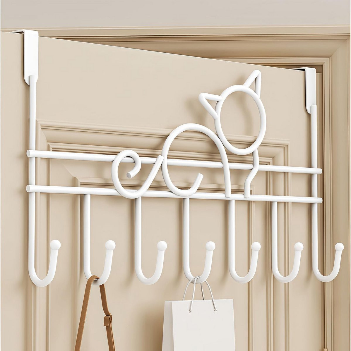 Deurhaak - Over de deur hanger voor jas, handdoek, tas en badjas