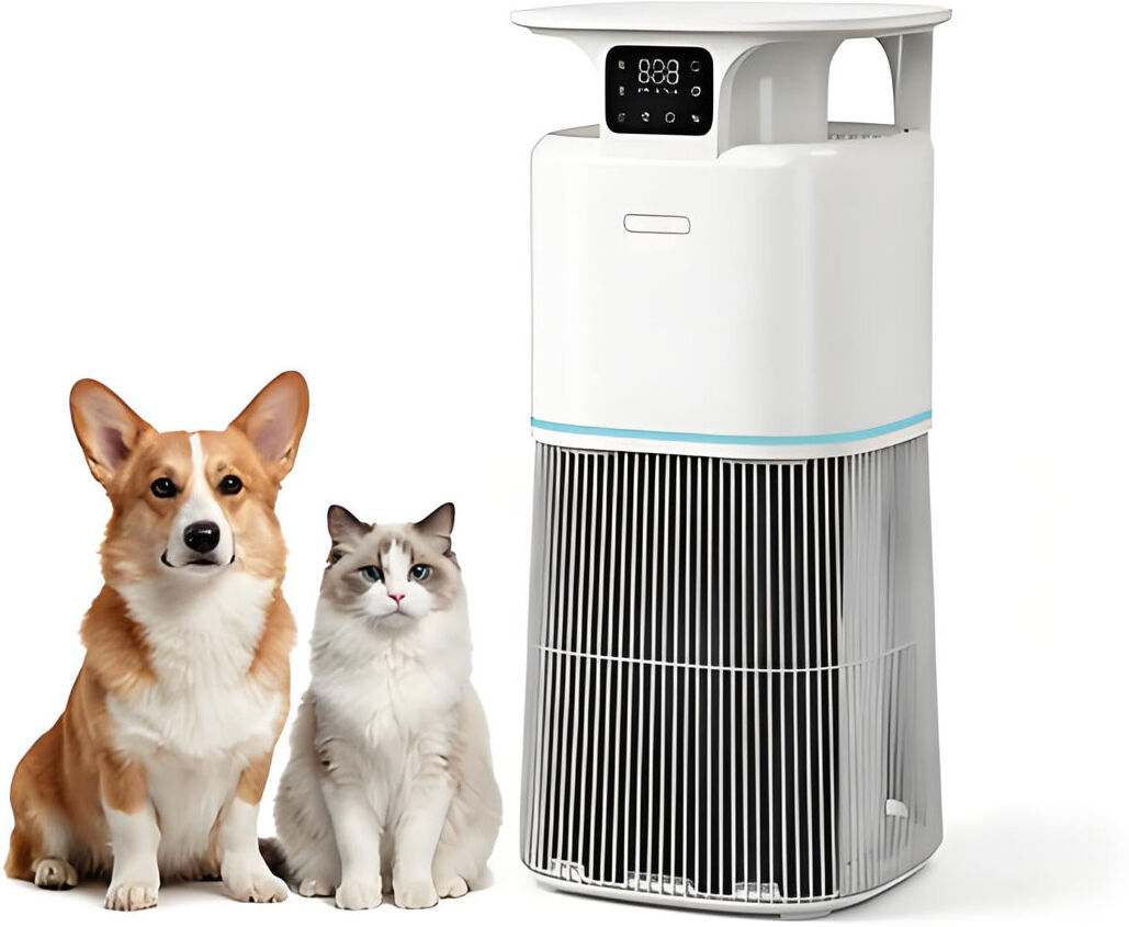 HAUSPROFI Smart WiFi H13 HEPA Air Purifier for Large Rooms Up to 3700 Ft² – Quiet Air Cleaner with Sleep Mode, Aroma Function, Child Lock – Removes Pet Dander, White 60.5cm H X 28.2cm W X 28.2cm D