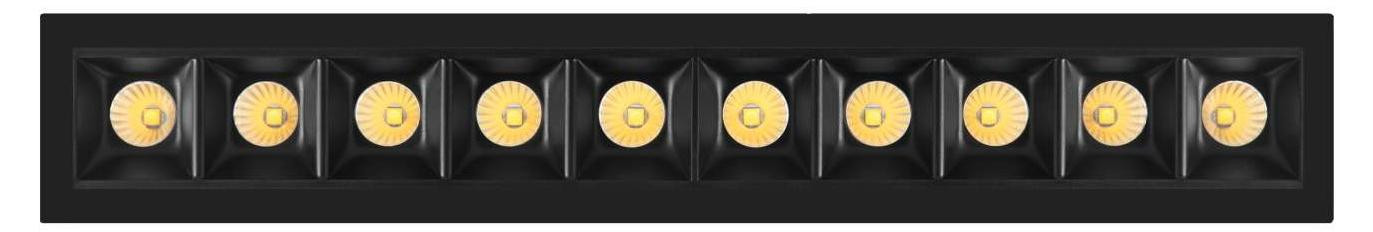 Beneito & Faure Tram 20W 30° Tuya Modulaire LED inbouwspot, CCT 2700K-6000K, matzwart