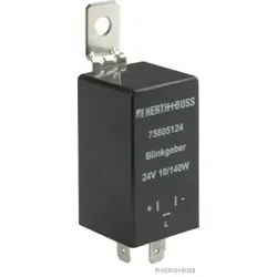 HERTH&BUSS Blinkgeber, 24 V, 3 pins, elektronisch - 75605124